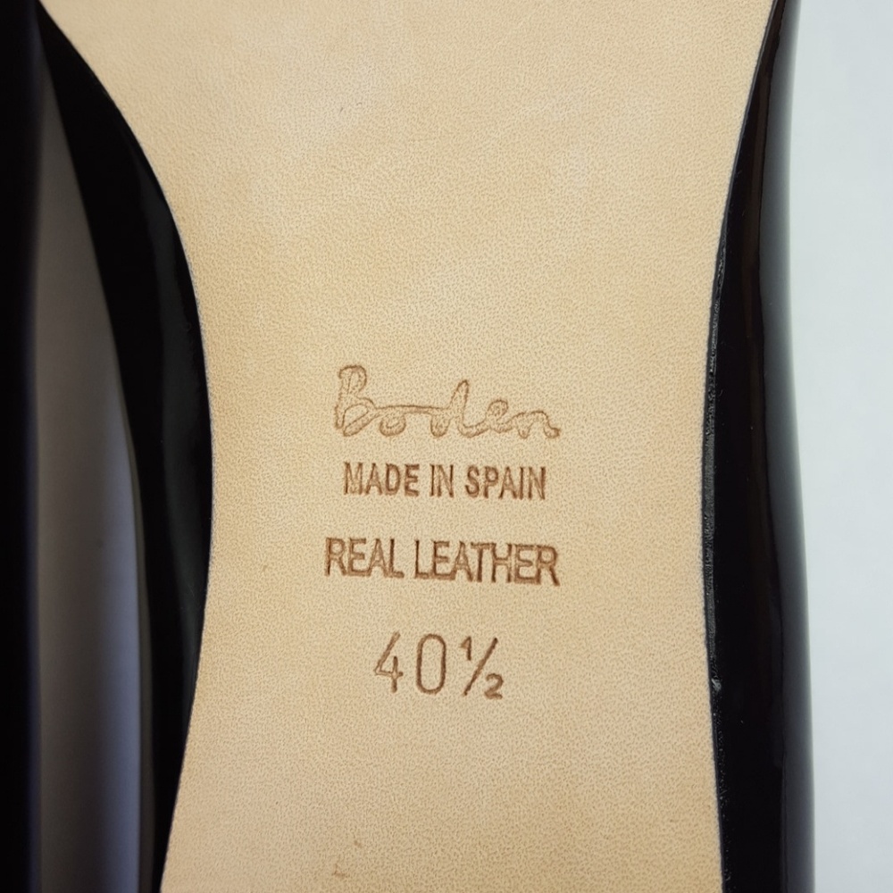 🔴SOLD🔴NEW Boden black patent leather pumps EU 40.5 US 9 - Picture 7 of 8